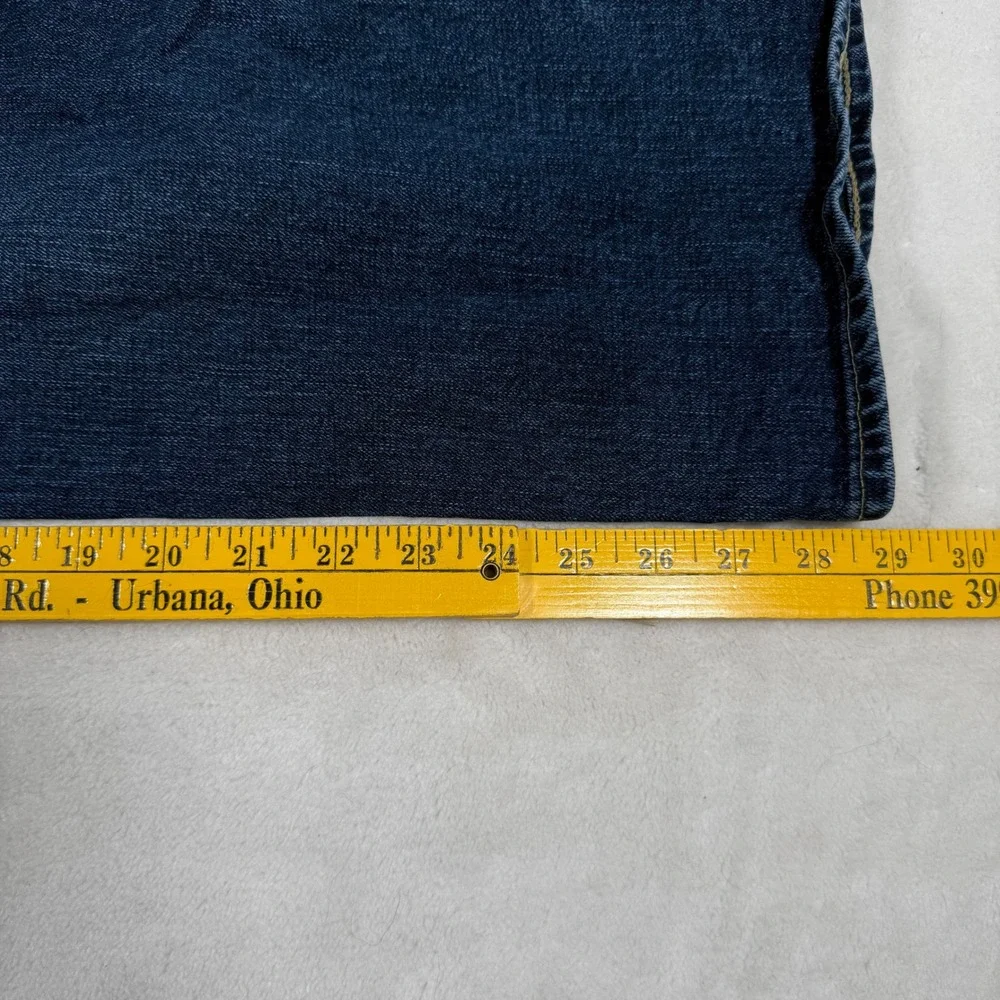 Polo Ralph Lauren Mens Jeans Dark Wash Button Fly Straight Fit 40x30 Varick Slim